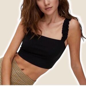 SUNDAY BEST Firecracker Cropped Ribbed Tank